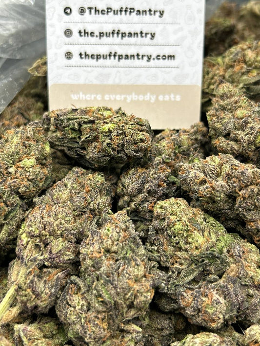 Puff's Light Dep Flower - Super Blue Cherry